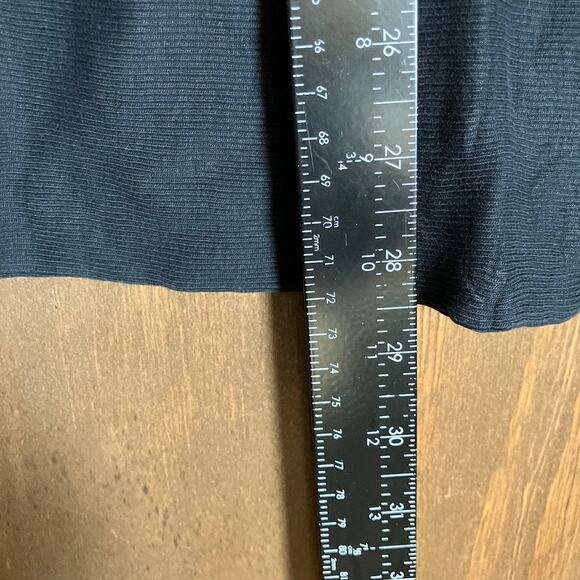 Express Womens Sweater Black Shawl Cardigan Open Front Long Sleeve Modal Large - Picture 9 of 12